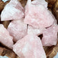 Rose Quartz Raw Chunks Specimens Natural Crystal 250g