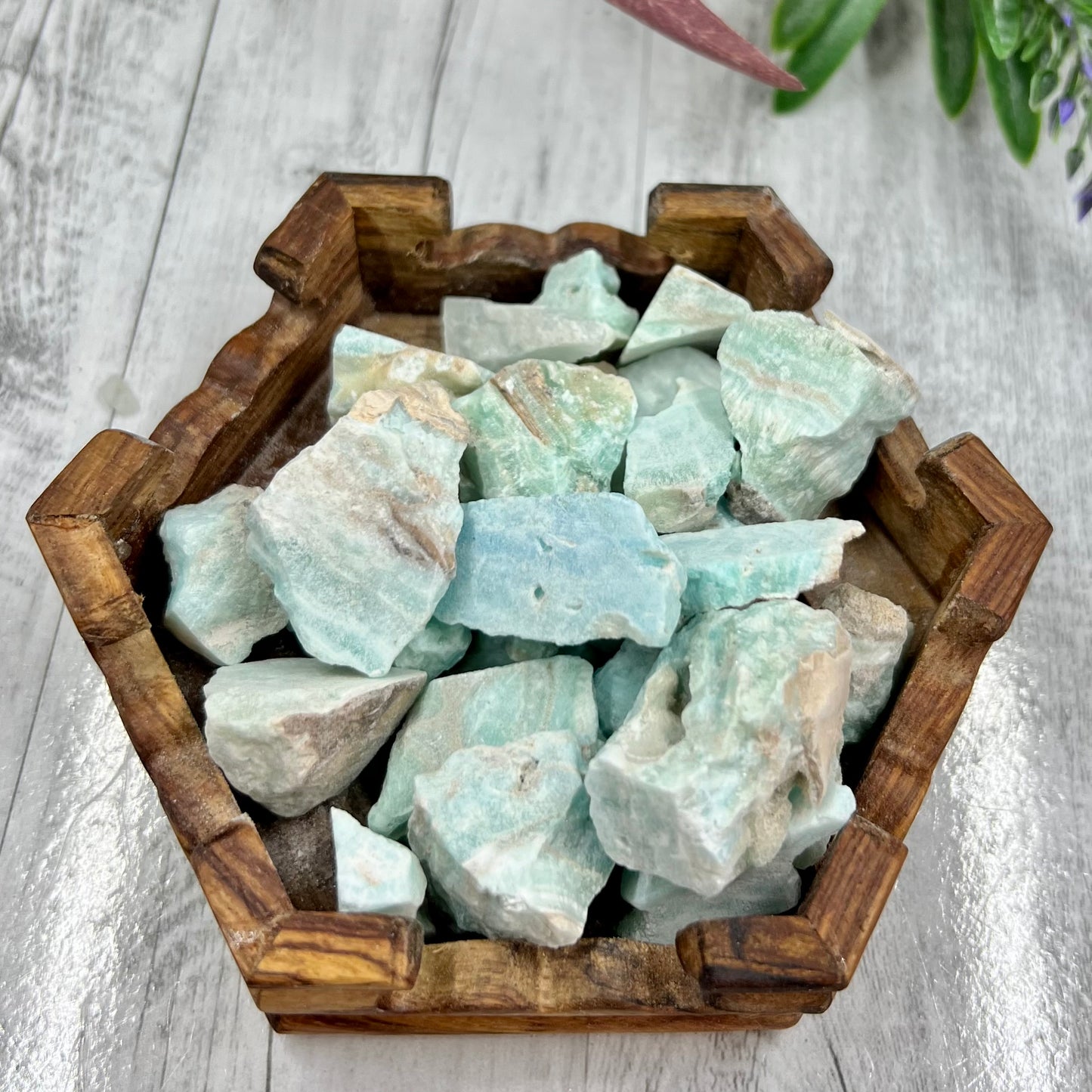 Blue Aragonite Raw Chunks Specimens Natural Crystal 250g