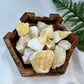 Orange Calcite Raw Chunks Specimens Natural Crystal 250g