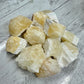 Orange Calcite Raw Chunks Specimens Natural Crystal 250g