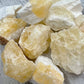 Orange Calcite Raw Chunks Specimens Natural Crystal 250g