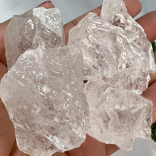 Clear Quartz Raw Chunks Specimens Natural Crystal 250g