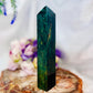 Green Mica Tower Crystal Generator 600g 250mm
