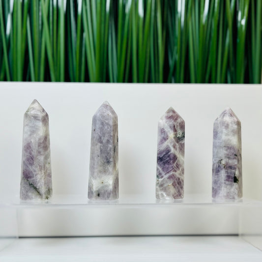 Purple Calcite Points Crystal Generators YOU CHOOSE