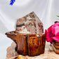 Lodolite Garden Quartz Free Form with Stand Crystal 322g