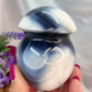 Orca Agate Mushroom Crystal Carving 354g