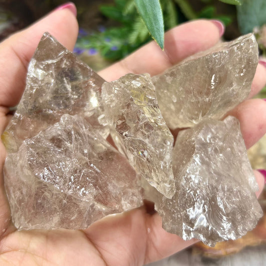 Smoky Quartz Raw Chunks Specimens Natural Crystal 250g