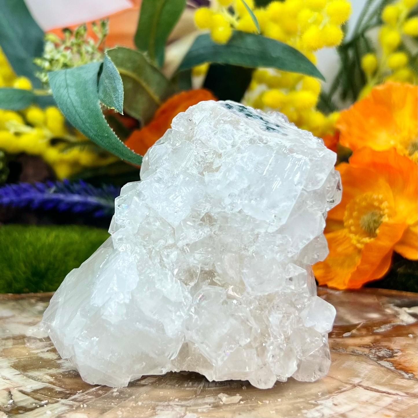 Apophyllite Cluster Natural Crystal 354g