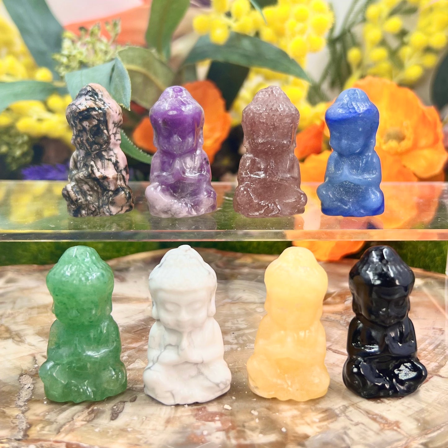 Various Crystal Buddha Crystal Carvings YOU CHOOSE