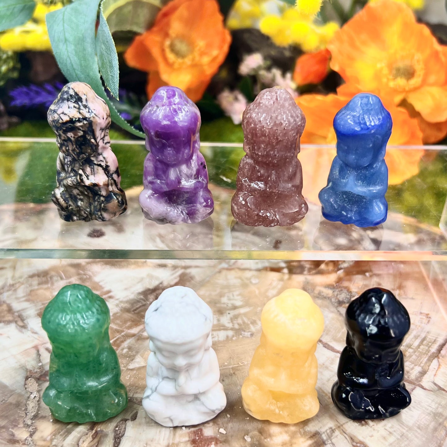 Various Crystal Buddha Crystal Carvings YOU CHOOSE